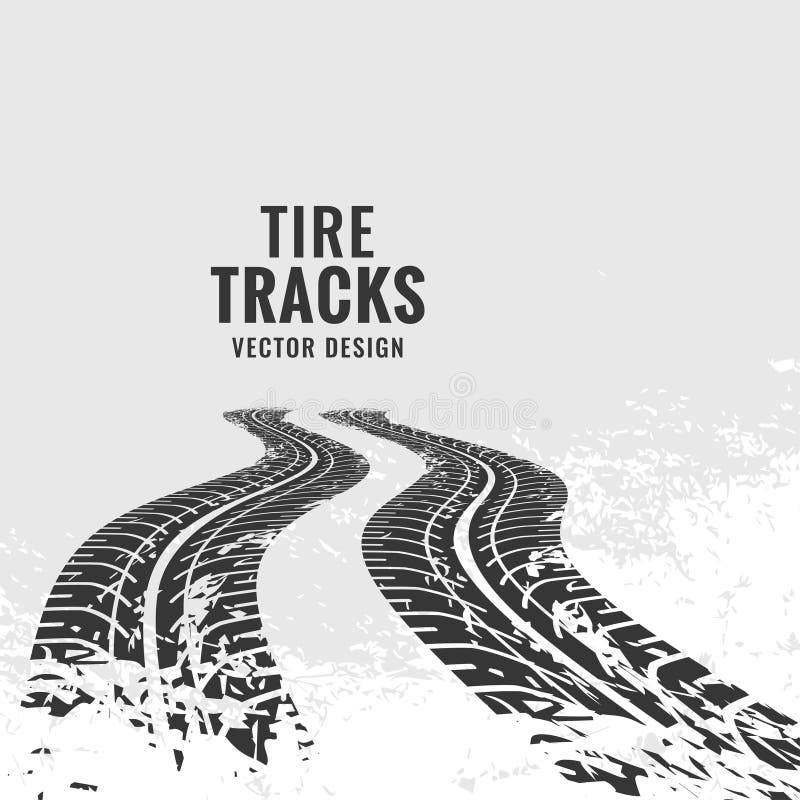 Tire Mark Vector Stock Illustrations 2,941 Tire Mark Vector Stock