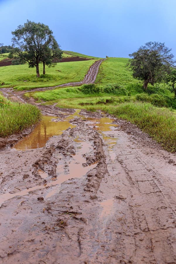 Tire Tracks on a Muddy Road in the Countryside Stock Photo Image of Tire Tracks on a Muddy Road in the Countryside Stock Photo Image of