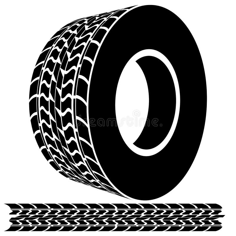 Tire Tread and Tracks