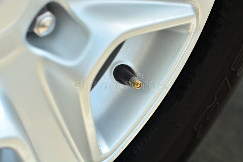The tire valve cap. stock image. Image of rubber, detection 45785637