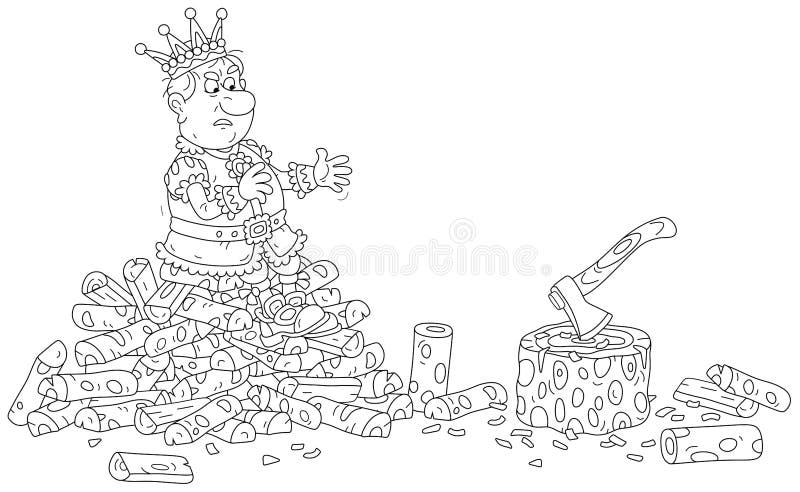 Angry king standing on a large chessboard and considering his next move in  a chess game, vector cartoon illustration on a white background Stock  Vector