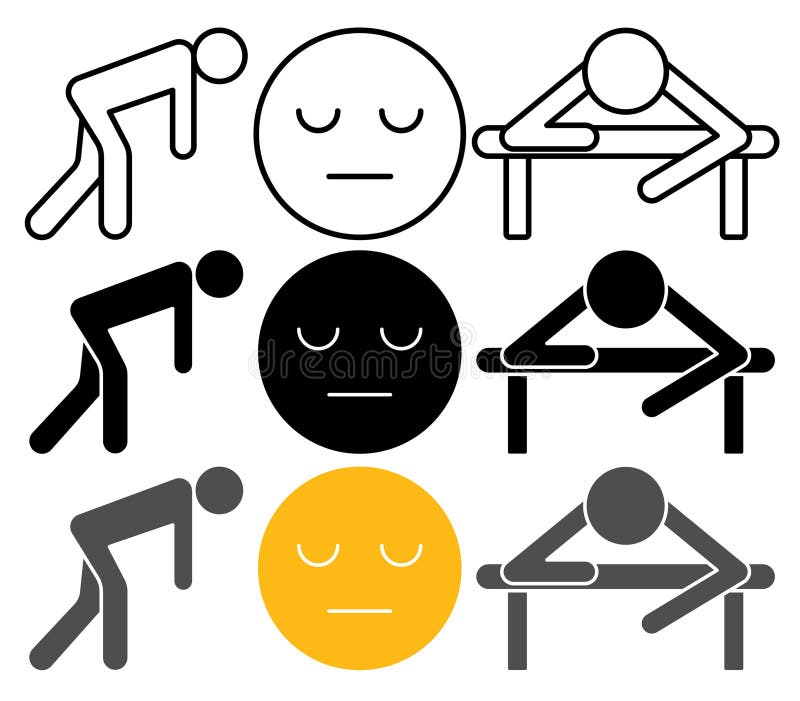 Tired icon vector vector illustration