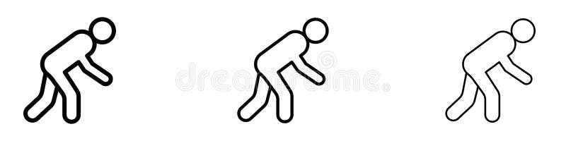 Tired icon vector royalty free illustration