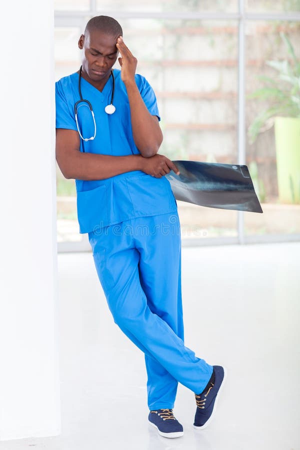 Tired healthcare worker stock image. Image of office 28147849