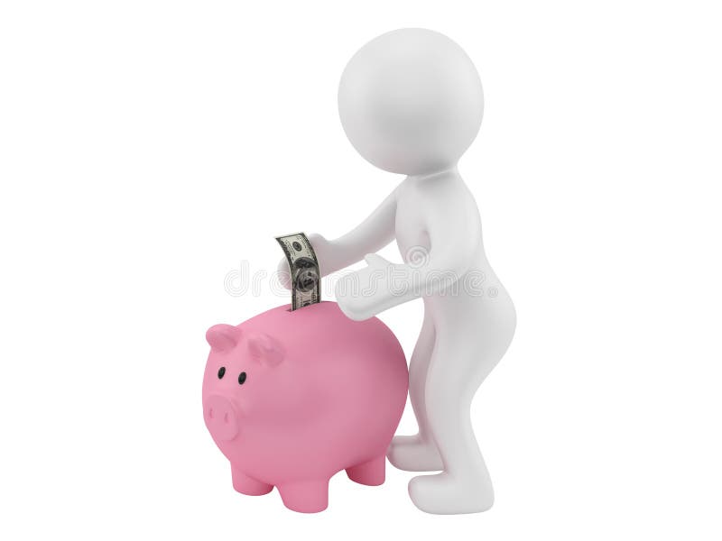 Tirelire illustration libre de droits