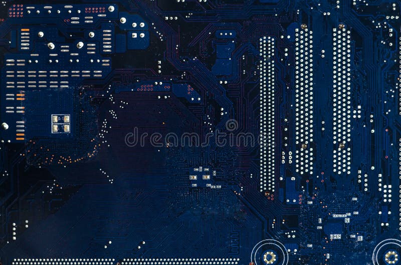 Tiro macro de uma placa de circuito suja fotos de stock Tiro macro de uma placa de circuito suja fotos de stock