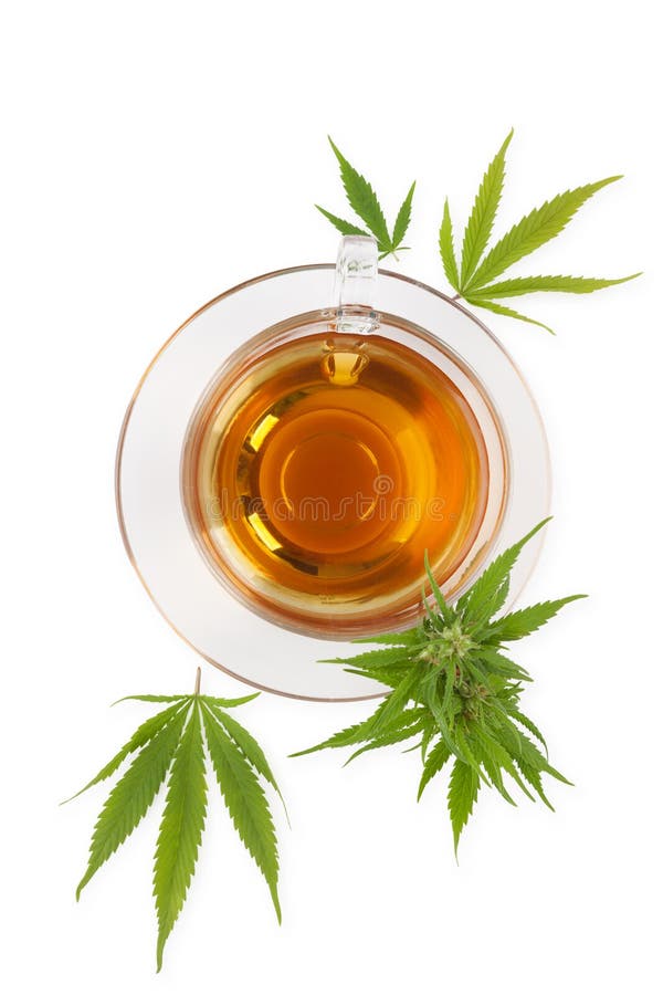 Tisana della cannabis fotografie stock Tisana della cannabis fotografie stock