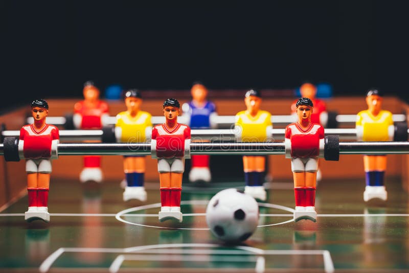 Tischfußballfußballspiel u. x28; kicker& x29; stockfotografie Tischfußballfußballspiel u. x28; kicker& x29; stockfotografie