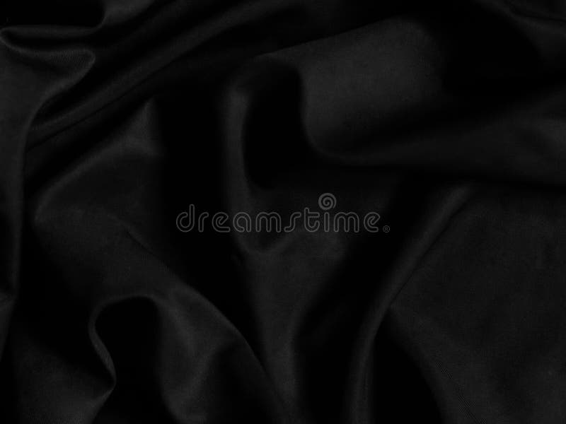 Tissu de luxe noir de fond digest ou plis de vague ou ondulés liquides de velours de soie de satin grunge ou de texture élégant