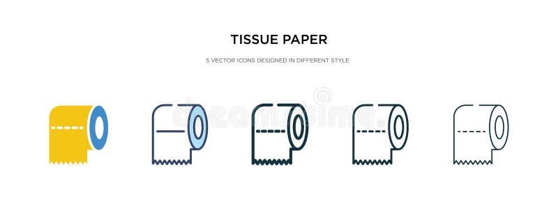 Roll of paper with a stamp on a white background, Stock vector