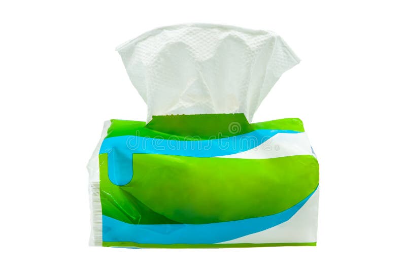 Tissue Paper Wrapped in Plastic Stock Photo Image of facial, object