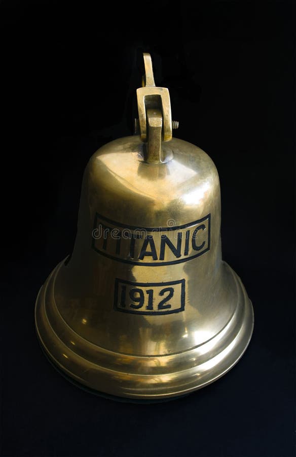 Ship bell of Titanic ship stock photo. Image of call 24349160