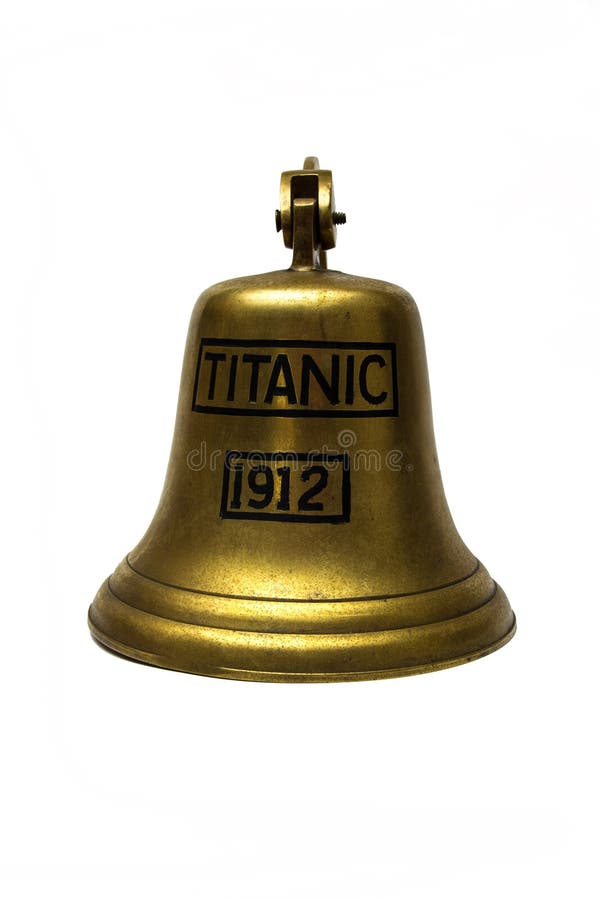 Ship bell of Titanic ship stock photo. Image of call 24349160