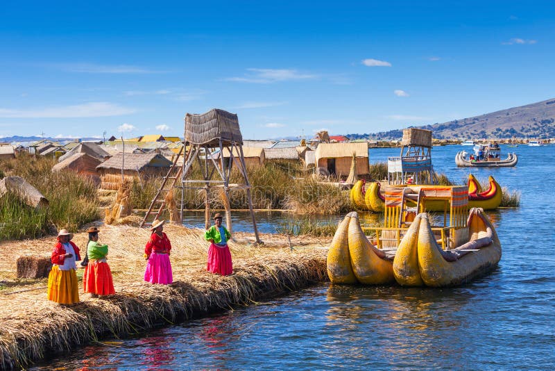 Titicaca jezioro, Puno fotografia stock