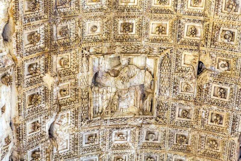 Titus Arch Emperor Jerusalem Victory Roman Forum Rome Italy royaltyfria bilder Titus Arch Emperor Jerusalem Victory Roman Forum Rome Italy royaltyfria bilder