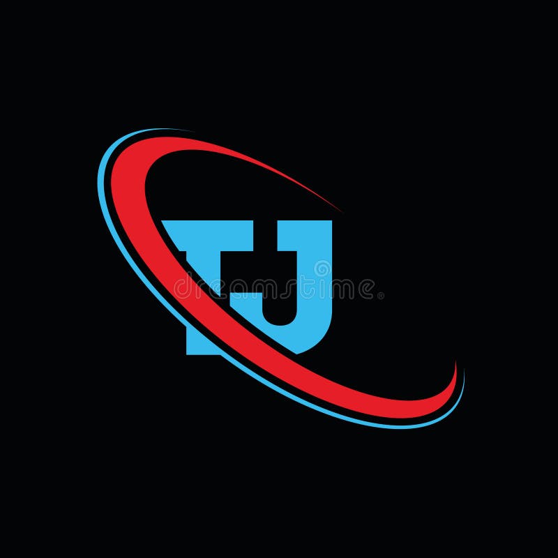 TJ T J Letter Logo Design. Initial Letter TJ Linked Circle Uppercase ...