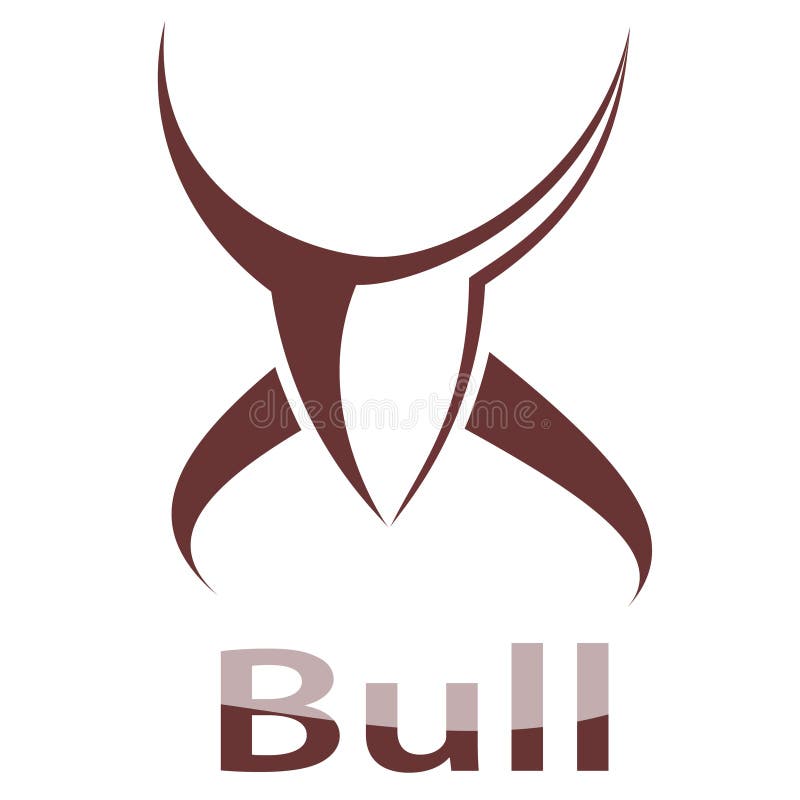 Tjursymbol. stock illustrationer