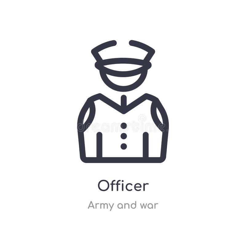 tjänstemanöversiktssymbol isolerad linje vektorillustration från armé- och krigsamling redigerbar tunn slaglängdtjänstemansymbol royaltyfri illustrationer tjänstemanöversiktssymbol isolerad linje vektorillustration från armé- och krigsamling redigerbar tunn slaglängdtjänstemansymbol royaltyfri illustrationer