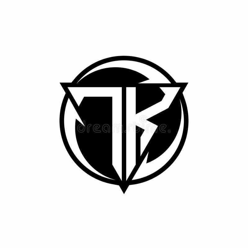 TK Logo Monogram Design Template Stock Vector - Illustration of ...