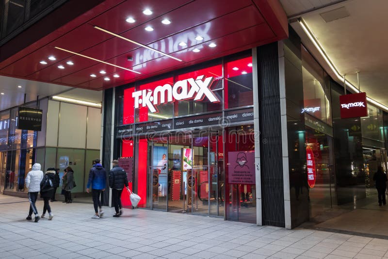 TK Maxx Department Store in Warsaw Editorial Photo - Image of commerce ...