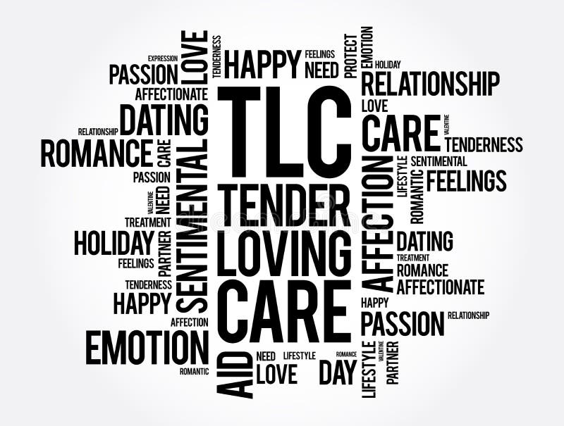 Tlc Tender Loving Care Acronym Stock Photo Image Of Feelings Happy 197764230