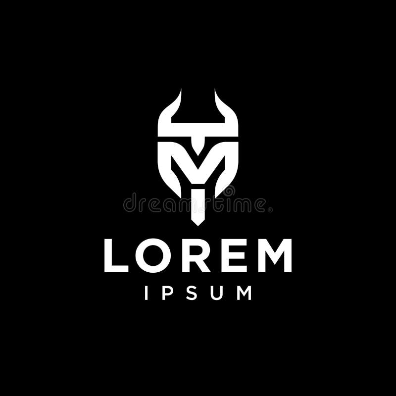 M Logotype Icon MM Logo with Crown Element Symbol in Trendy Minimal Elegant  and Luxury Style Stock Vector - Illustration of design, concept: 179943168