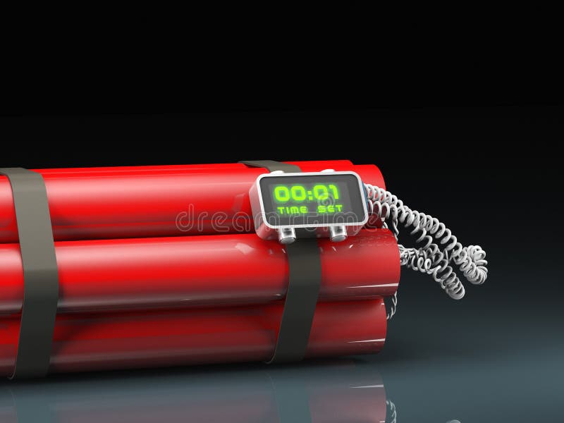 Time Bomb Stock Illustration - Download Image Now - Time Bomb