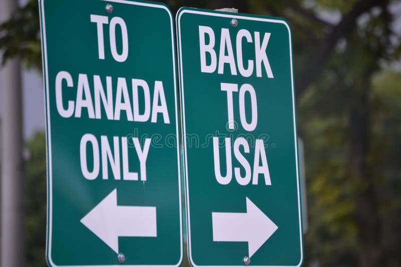 To Canada and to USA