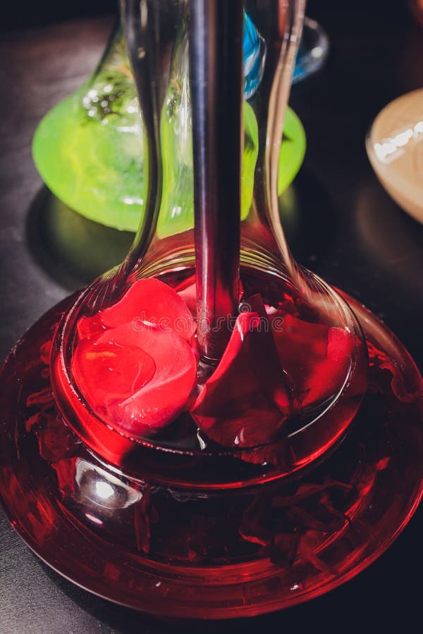 To Do Hookah Bowl with Citrus Fruits. Stock Photo Image of bulb