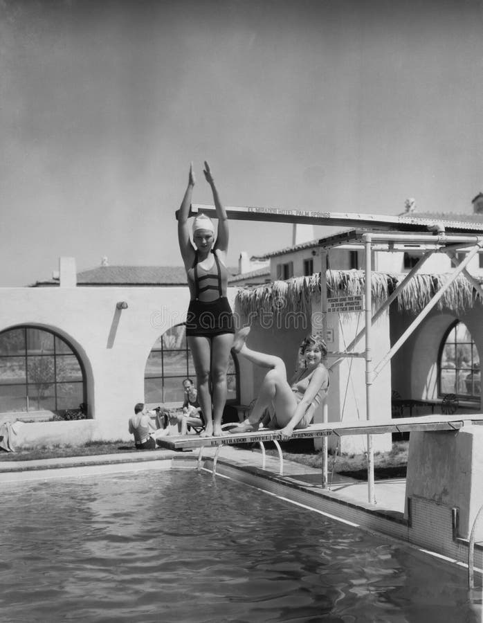 Synchronized swimmers stock photo. Image of pool, reflective - 13062126