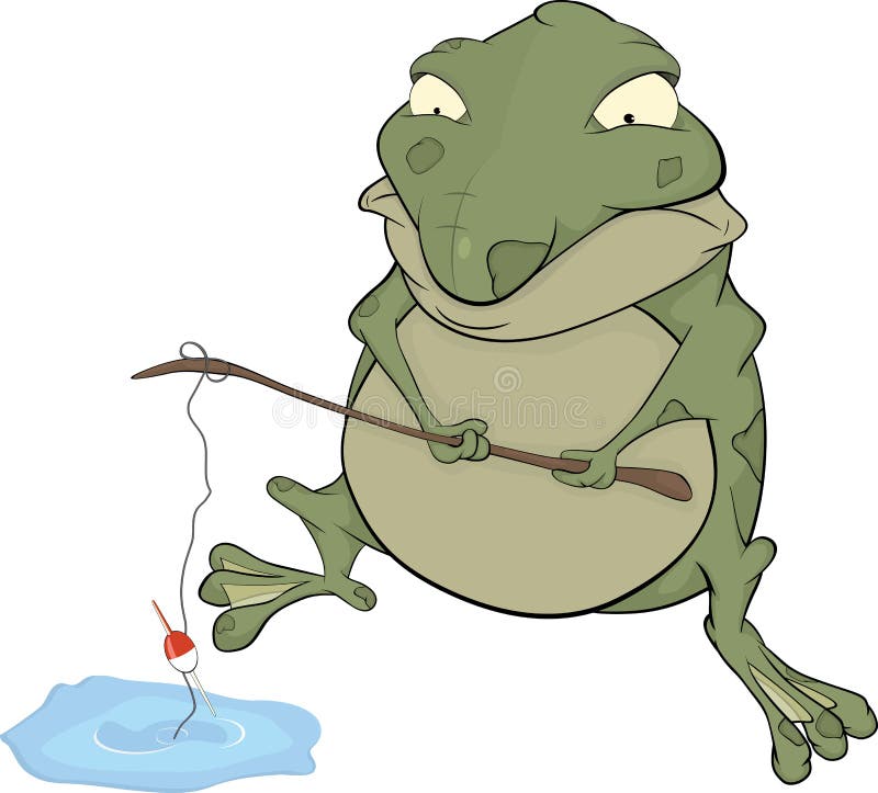 130+ Fishing Frog Stock Illustrations, Royalty-Free Vector Graphics