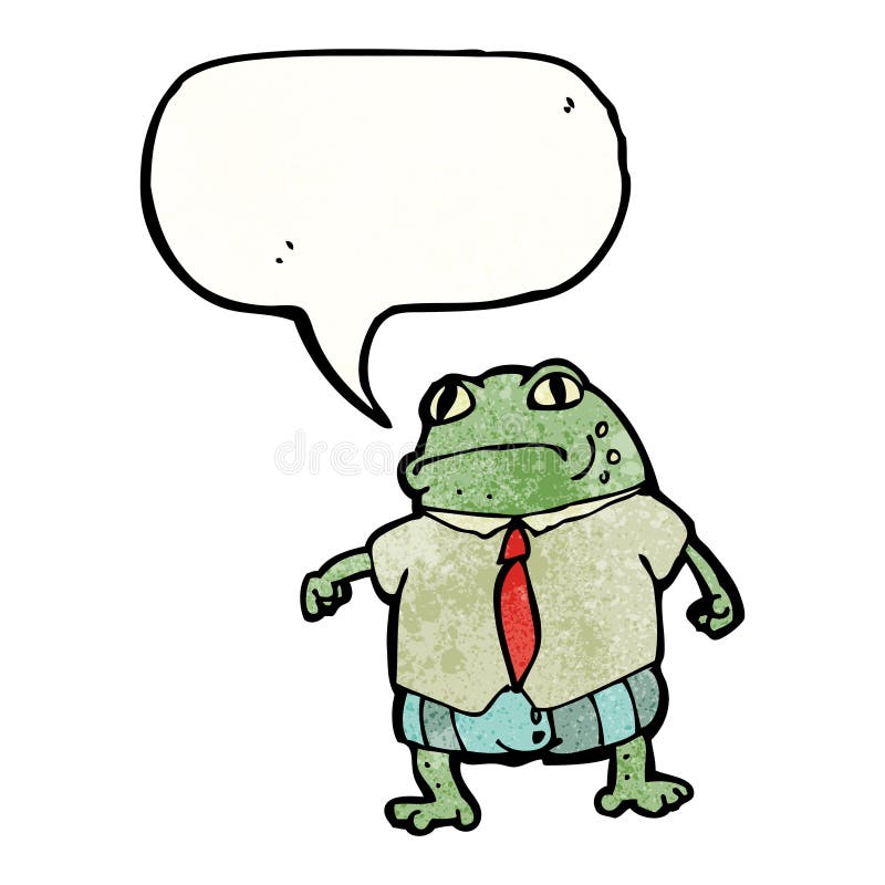 toad with speech bubble cartoon