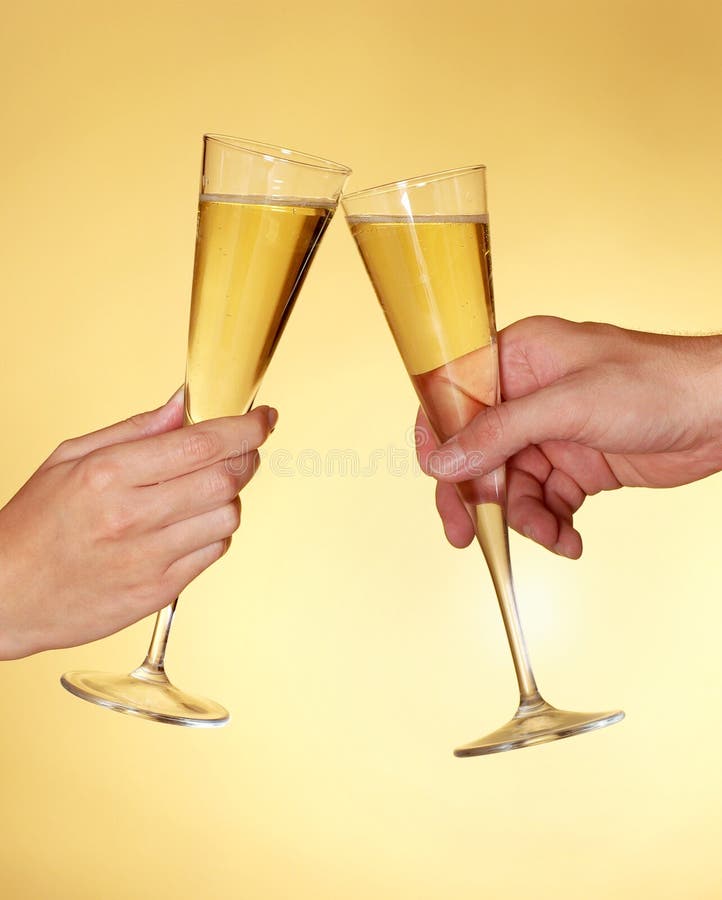 Toast with champagne