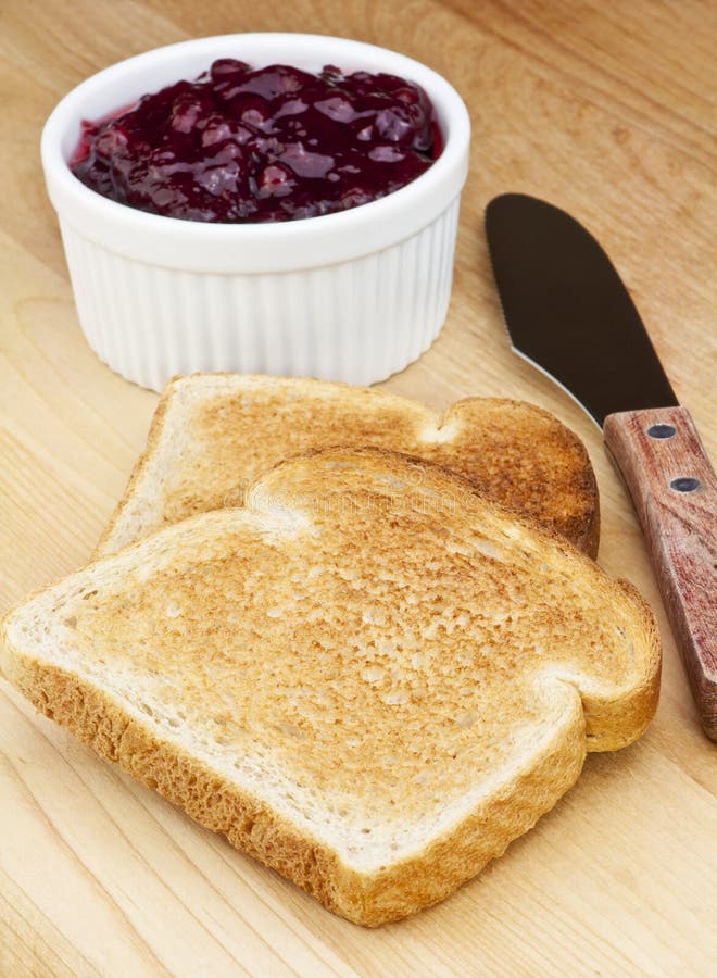 Toast and jam