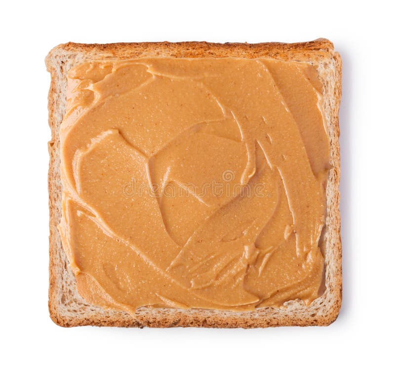 Toast with peanut butter royalty free stock image Toast with peanut butter royalty free stock image