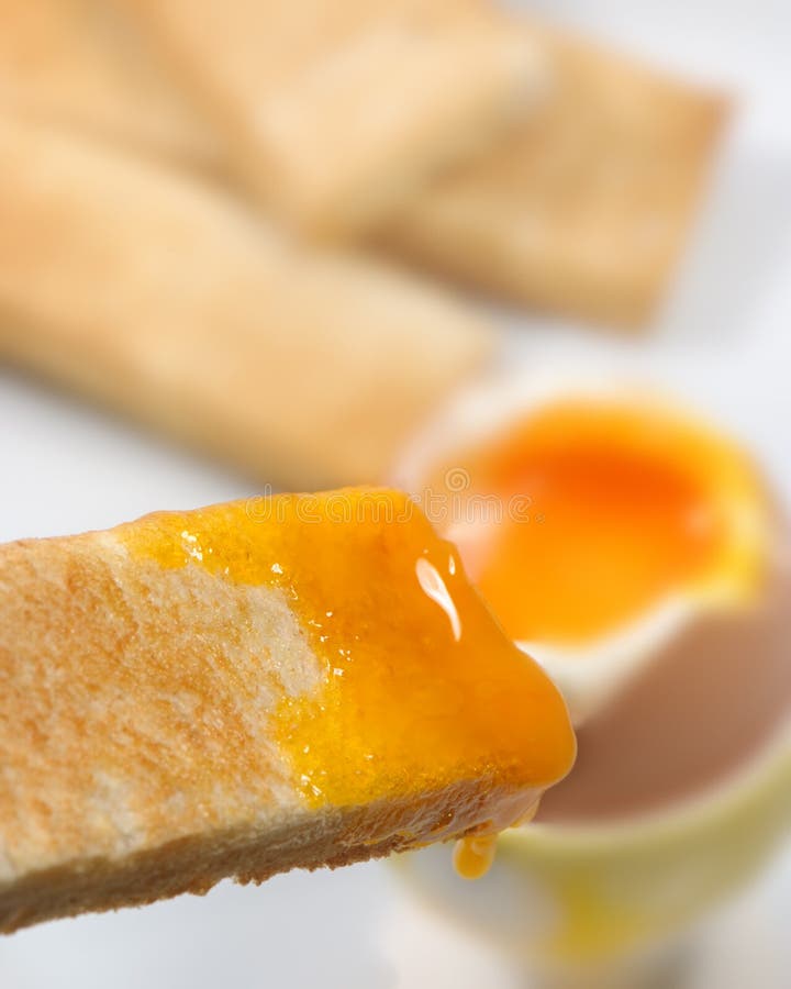 Toasted Bread with Egg Yolk Stock Image Image of yellow, slices 8161999