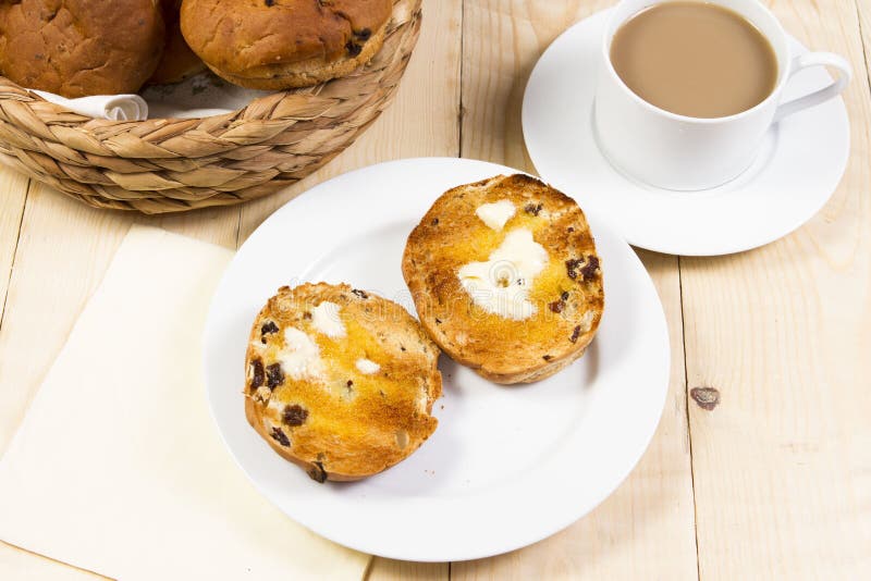 Toasted tea cakes stock image. Image of food, plate, cake 53871433