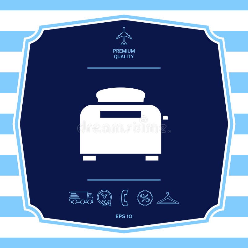 Toaster Oven icon. Graphic elements for your design vector illustration