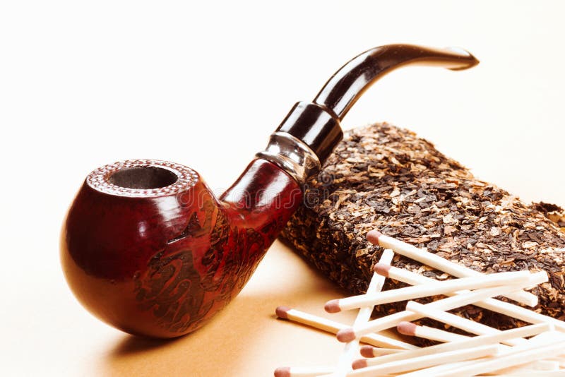 Tobacco pipe set stock photo. Image of relax, classic 150926822