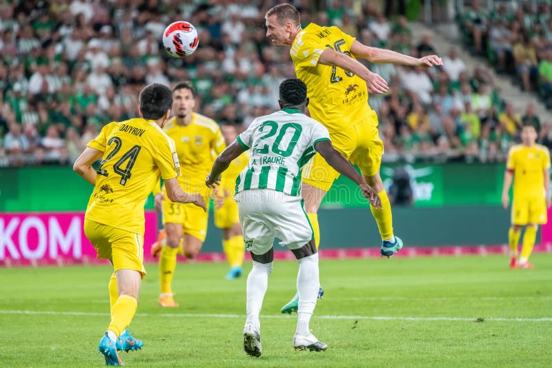 BUDAPEST, HUNGARY - JULY 13: Adama Traore of Ferencvarosi TC looks