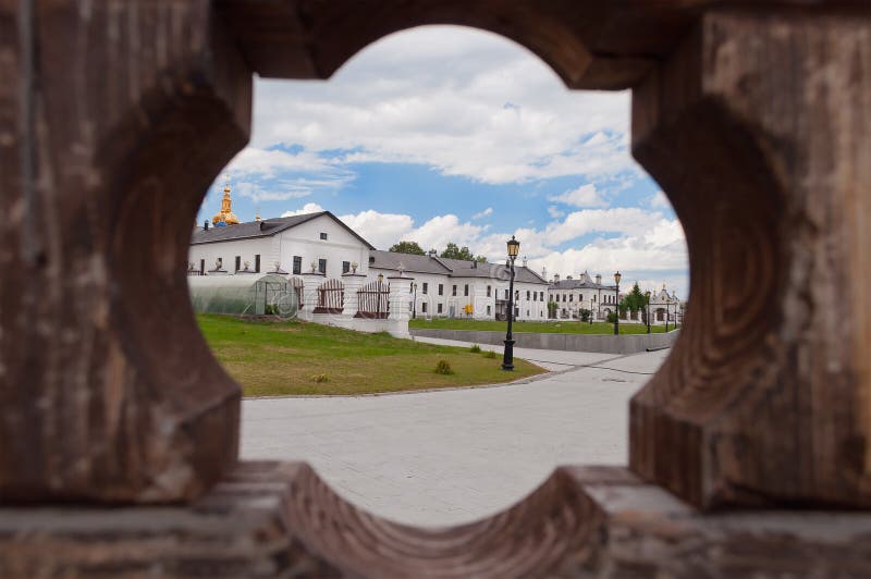 Tobolsk Kremlin through the gate