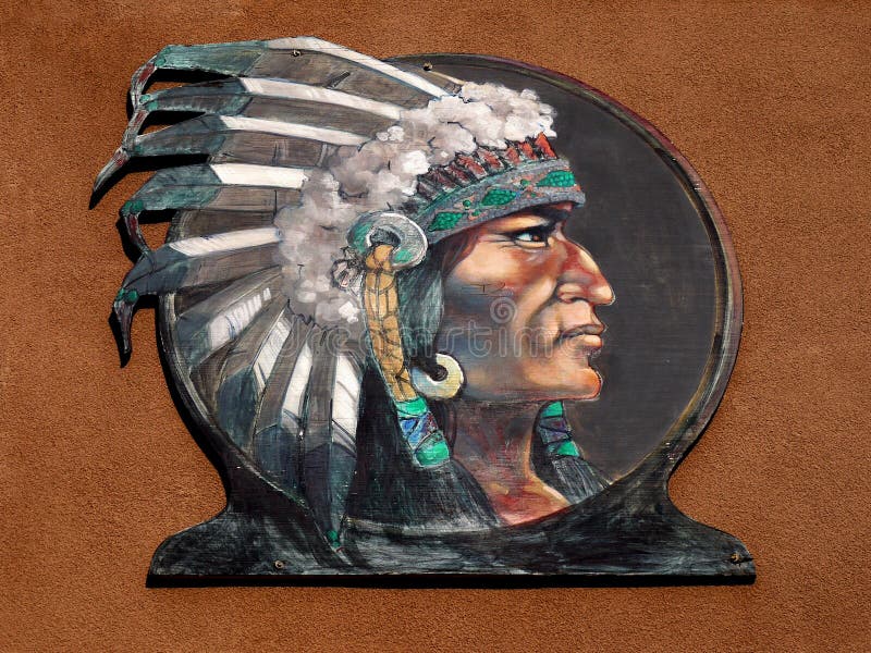 Tocado del jefe indio del nativo americano, Navajo étnico foto de archivo libre de regalías Tocado del jefe indio del nativo americano, Navajo étnico foto de archivo libre de regalías