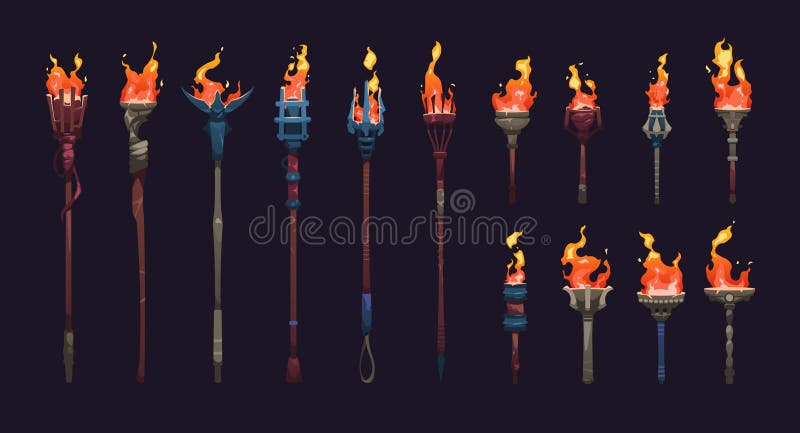 Bordas do quadro de chamas de fogo dos desenhos animados borda de
