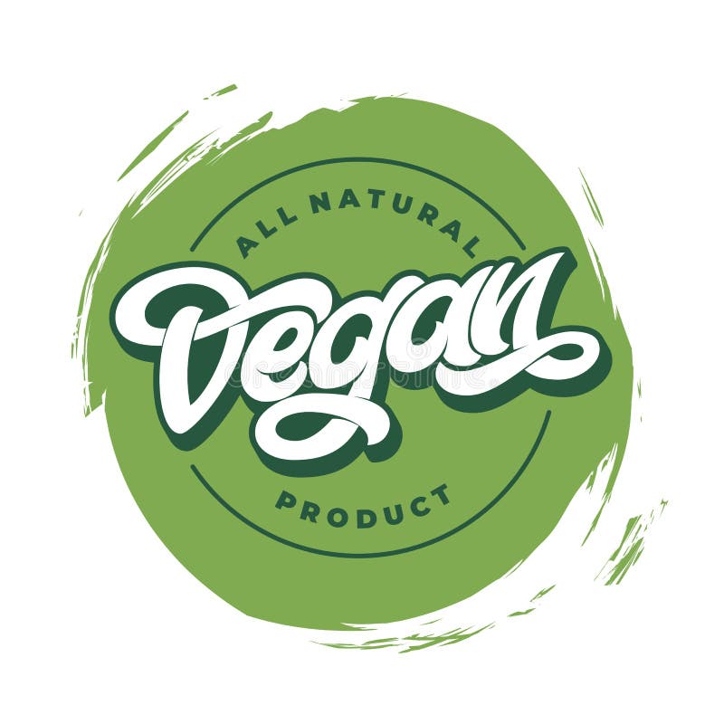 TODA A etiqueta NATURAL do PRODUTO do VEGETARIANO, clipart redondo do ícone da dieta do vegetariano do logotipo, projeto gráfico ilustração do vetor TODA A etiqueta NATURAL do PRODUTO do VEGETARIANO, clipart redondo do ícone da dieta do vegetariano do logotipo, projeto gráfico ilustração do vetor
