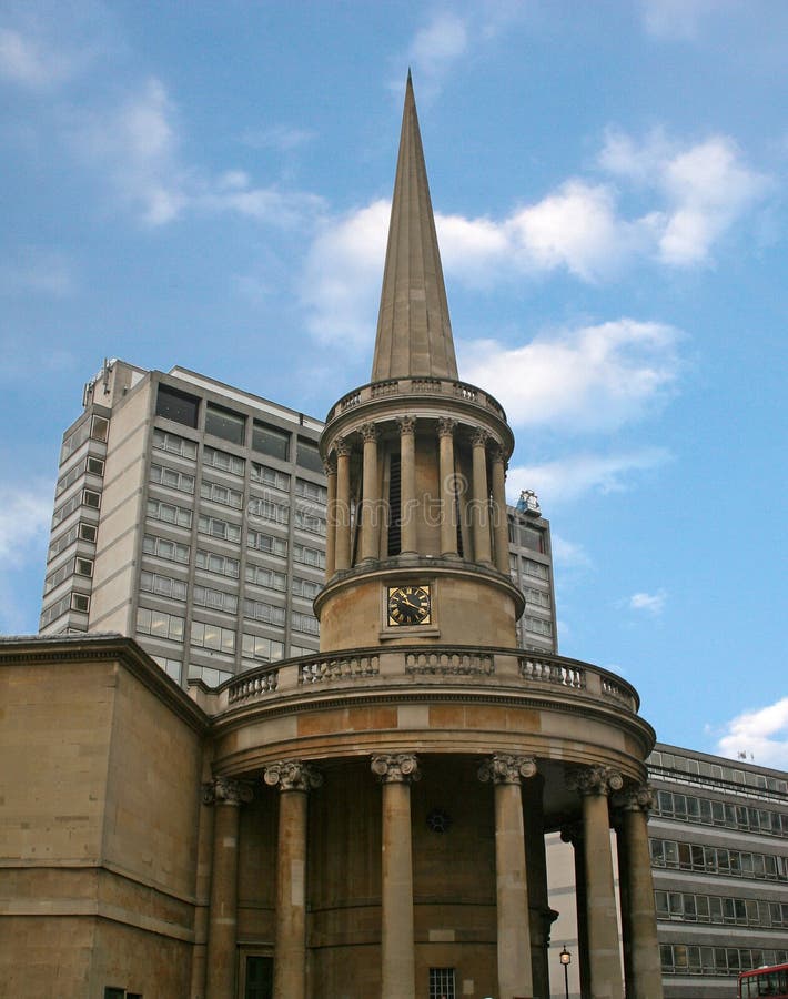 Igreja de Todas as Almas foto de stock