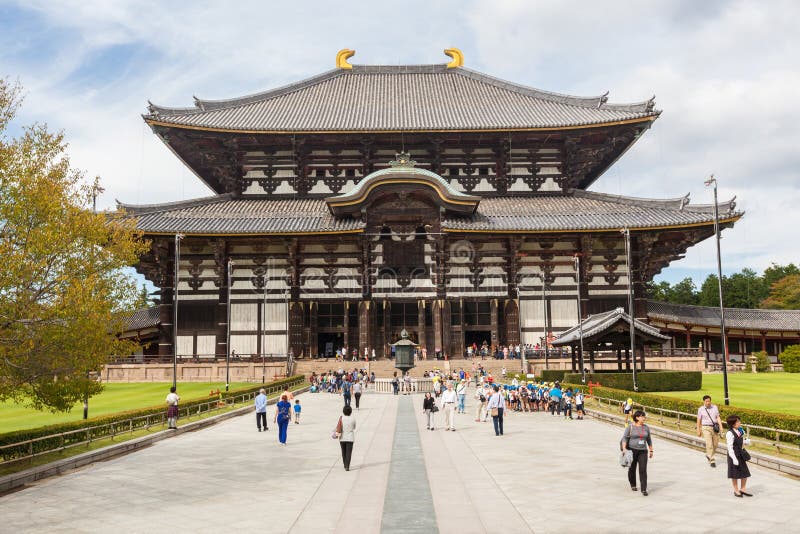 Todai-ji - восточный большой висок стоковая фотография
