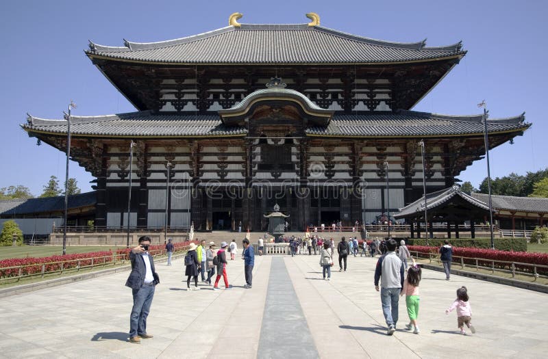 Todaiji виска японии nara стоковое фото rf
