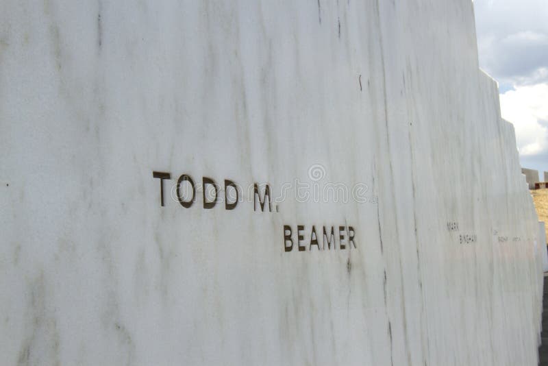 Todd Beamer's name on the Wall of Names at the Flight 93 National Memorial. Known best for his phrase Let's Roll said before attacking the cockpit trying to overpower the terrorists. Todd Beamer's name on the Wall of Names at the Flight 93 National Memorial. Known best for his phrase Let's Roll said before attacking the cockpit trying to overpower the terrorists.