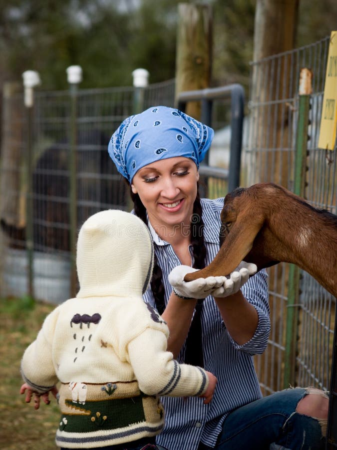 Toddler on the Farm stock photo. Image of people, autumn 21685436