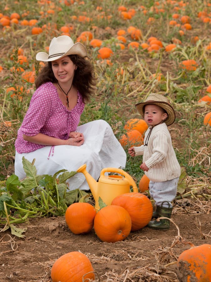 Toddler on the Farm stock photo. Image of mother, child 21687724